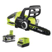 Ryobi RCS18X3050F 18V Bezuhlíková aku reťazová píla, dĺžka lišty 30cm (1x5.0Ah)