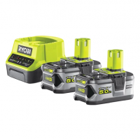 Ryobi RC18120-250 18V sada akumulátora s nabíjačkou (2x5.0Ah)