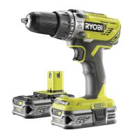 Ryobi R18PD3-225S 18V aku príklepová vŕtačka (2x2.5Ah)