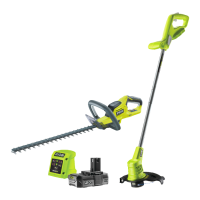 Ryobi RHT1845LT25M20 Sada 18V akumulátorový plotostrih s dĺžkou lišty 45cm & strunová kosačka so šírkou záberu 25cm (1 x 2.0Ah)