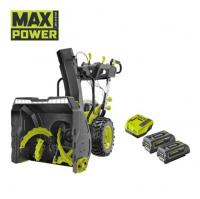 Ryobi RY36STX61A-250 36V Bezuhlíková snehová fréza MAX POWER, šírka záberu 61cm (2x5.0Ah)