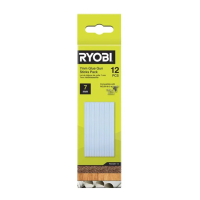 Ryobi RACGS7-12 Tavné tyčinky 7 mm, 12 ks