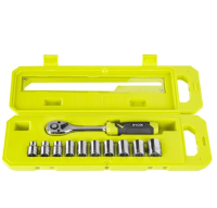 Ryobi 11-dielna 3/8” sada račne a nástrčných kľúčov