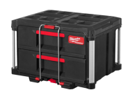 MILWAUKEE PACKOUT™ Box na náradie s 2 zásuvkami