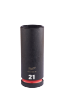 MILWAUKEE Nástrčný kľúč 1/2" - Hex 21 SHOCKWAVE™ predĺžený
