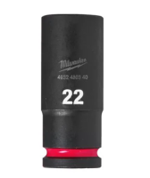 MILWAUKEE Nástrčný kľúč 1/2" - Hex 22 SHOCKWAVE™ predĺžený