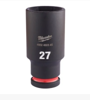 MILWAUKEE Nástrčný kľúč 1/2" - Hex 27 SHOCKWAVE™ predĺžený