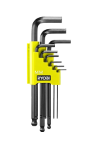 RYOBI 9dielna Sada zaguľatených imbusových kľúčov RHFHKB-9 5132006698