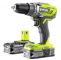 Ryobi R18DD3-225S 18V aku vŕtací skrutkovač (2x2.5Ah)