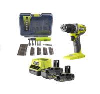 Ryobi RPD18BL1-2C42TA59 Aku bezuhlíková príklepová vŕtačka