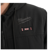 MILWAUKEE M12™ Vyhrievaná bunda s kapucňou AXIS™ "L" - čierna