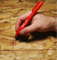 MILWAUKEE Značkovač - popisovač INKZALL™ jemný hrot - červený (fixa)