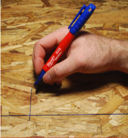 MILWAUKEE Značkovač popisovač INKZALL™ jemný hrot - modrý (fixa)