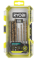 RYOBI Sada kobaltových vrtákov HSS-G 10ks RARXHGC10