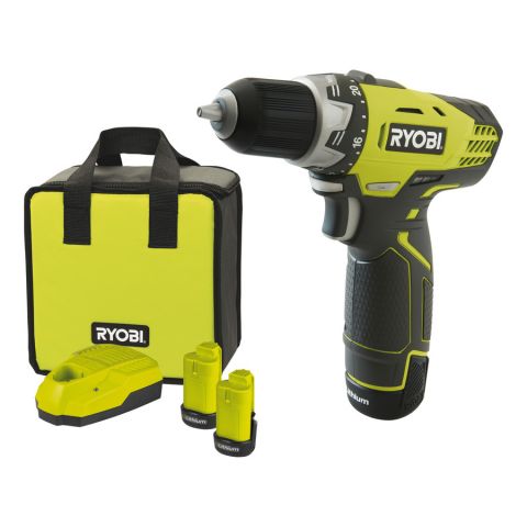 Ryobi RCD12012L 12V aku vŕtací skrutkovač (2x1.3Ah)