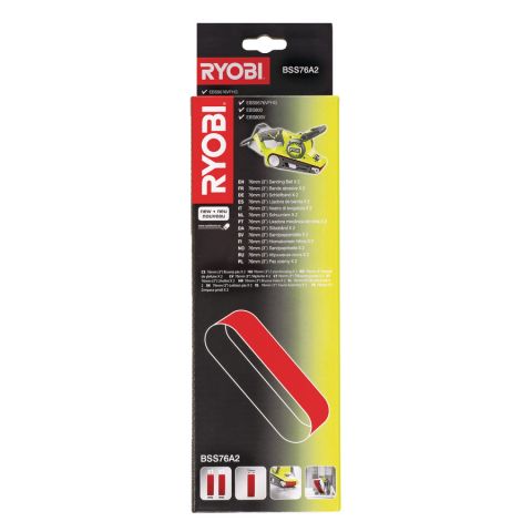 Ryobi BSS76A2 2 x 76mm brúsny pás