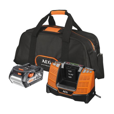 AEG SET L1840 BL sada 18V pro lithium-ion™ 4.0Ah akumulátor s nabíjačkou