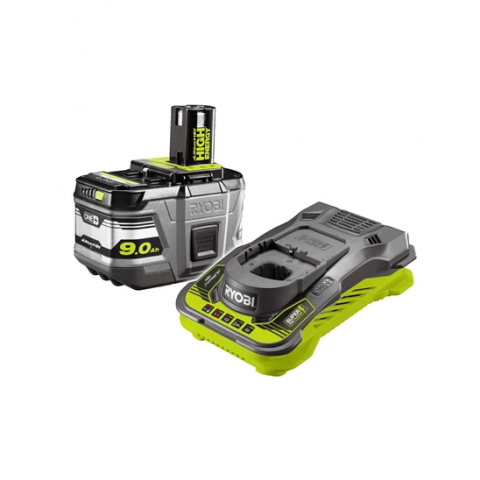 Ryobi RC18150-190 18V sada akumulátora s nabíjačkou lithium+ HIGH ENERGY (1x9.0Ah)