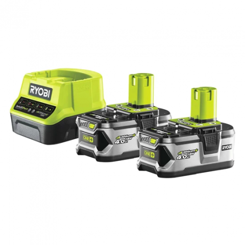 Ryobi RC18120-240 18V sada akumulátora s nabíjačkou (2x4.0Ah)