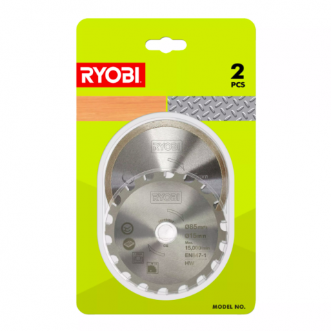 Ryobi RAKMMS02K 2ks Pílový kotúč pre píly do najrôznejších materiálov