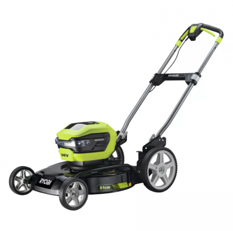 Ryobi RY36LMMX51A-140 36V bezuhlíková aku kosačka, šírka záberu 51cm (1x 4.0Ah)