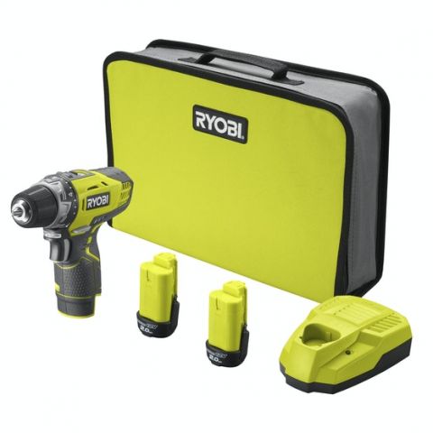 Ryobi R12DD-220S 12V aku vŕtací skrutkovač (2x2.0Ah)