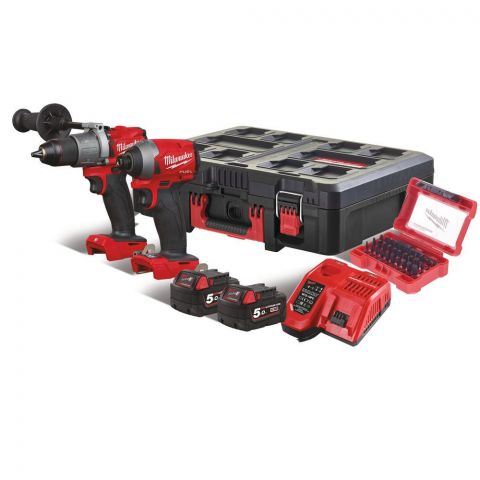 Milwaukee M18™ FPP2A2-502P FUEL™ Set náradia (2x5.0Ah)