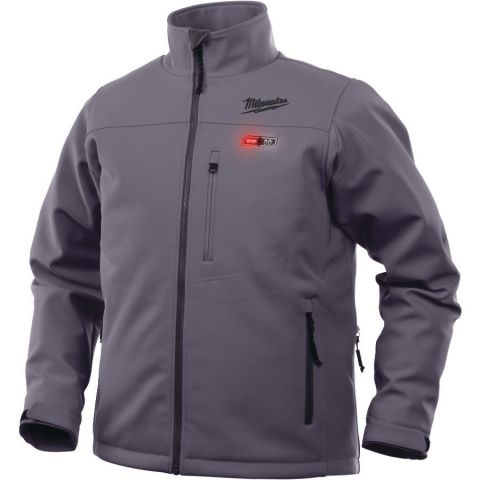 Milwaukee M12 HJ GREY4-0 (XL) M12™ prémiova vyhrievaná bunda - sivá (+darček)