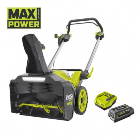 Ryobi RY36STX53A-150 36V Bezuhlíková snehová fréza MAX POWER, šírka záberu 53cm (1x5.0Ah)