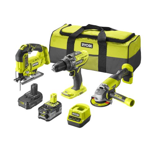 Ryobi RCK183B-242S 18V ONE+™ Akumulátorová 3dielna kombo sada