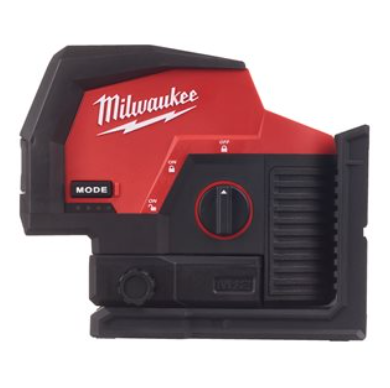 Milwaukee M12 CLLP-0C M12™ ZELENÝ KOMBINOVANÝ KRÍŽOVÝ LÍNIOVÝ-BODOVÝ LASER