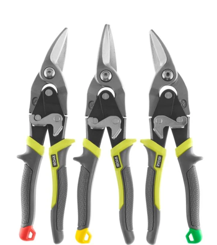 Ryobi RHAS3PC Nožnice na plech, 3 ks