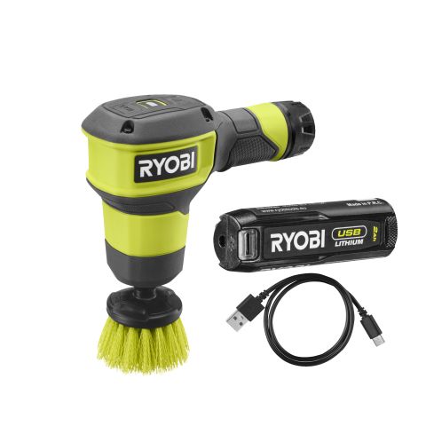 Ryobi RSCR4-120G 4V Akumulátorová kefa USB Lithium (1x 2,0Ah)