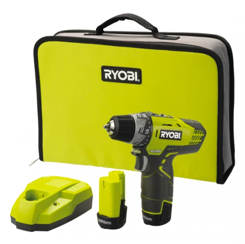 Ryobi R12DD-LL13S 12V aku vŕtací skrutkovač (2x1.3Ah)