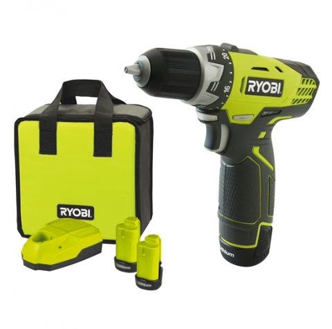 Ryobi RCD12012L 12V Akumulátorový vŕtací skrutkovač (2x1.3Ah)