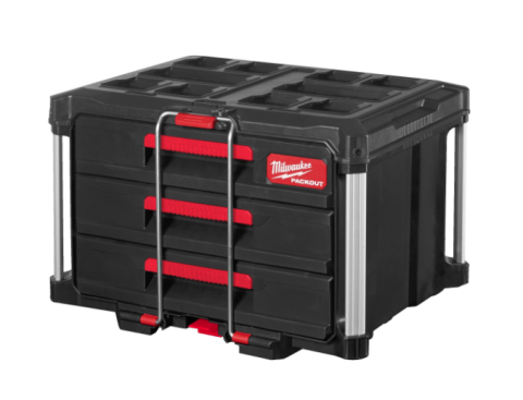 MILWAUKEE PACKOUT™ Box na náradie s 3 zásuvkami