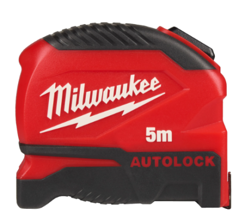 MILWAUKEE Meter, zvinovací AUTOLOCK II. 5M/25MM