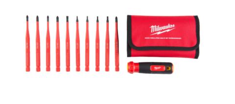 MILWAUKEE 10v1 izolovaná multibitová sada + skrutkovač