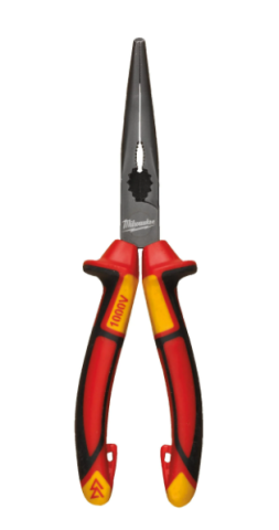 MILWAUKEE VDE kliešte dlhé zaguľatené 45° 205mm
