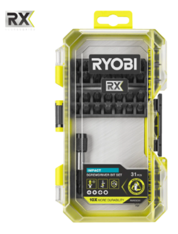 RYOBI RX sada bitov, 31 ks RARXSD31