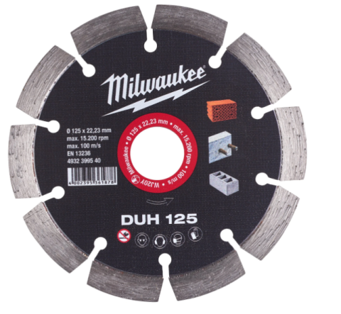 MILWAUKEE Diamantový kotúč DUH 125 × 22,2 mm  4932399540