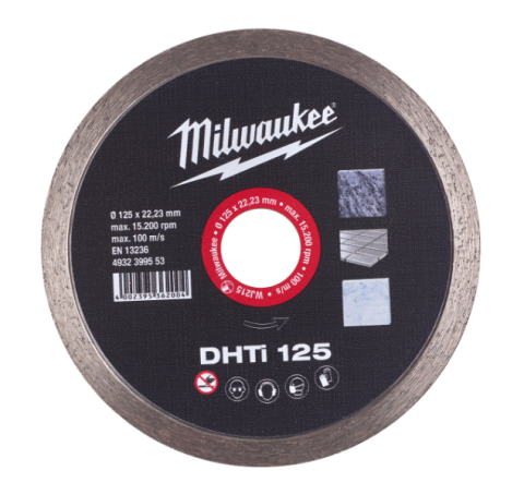MILWAUKEE Diamantový kotúč DHTi 125 × 22,2 mm