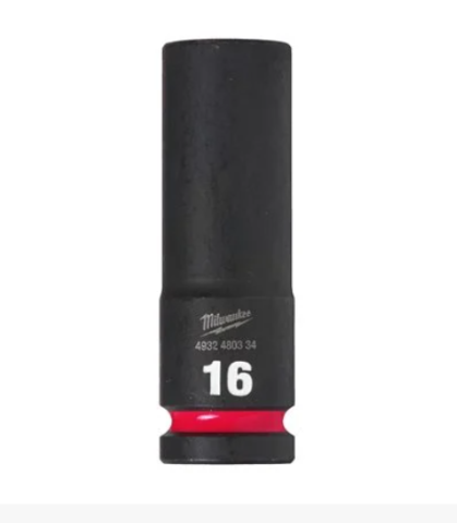 MILWAUKEE Nástrčný kľúč 1/2" - Hex 16 SHOCKWAVE™ predĺžený