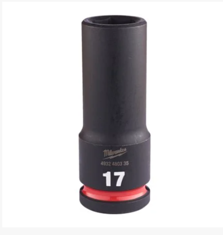 MILWAUKEE Nástrčný kľúč 1/2" - Hex 17 SHOCKWAVE™ predĺžený