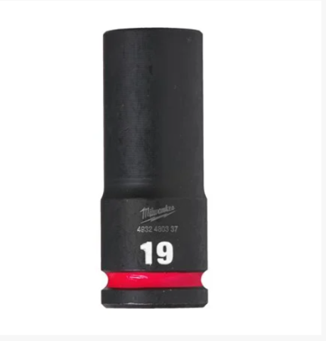 MILWAUKEE Nástrčný kľúč 1/2" - Hex 19 SHOCKWAVE™ predĺžený