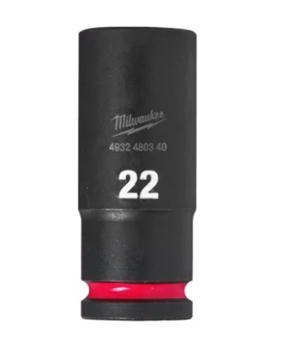 MILWAUKEE Nástrčný kľúč 1/2" - Hex 22 SHOCKWAVE™ predĺžený