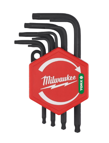 MILWAUKEE Sada kompaktných imbusových kľúčov, TORX s púzdrom 9 ks