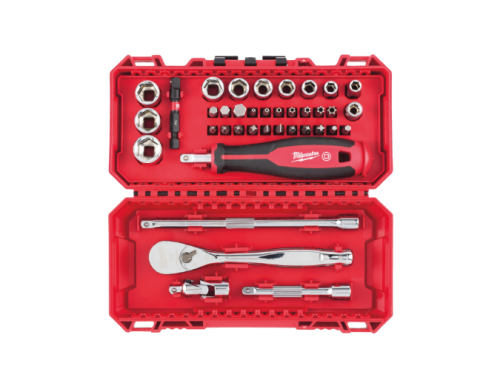 MILWAUKEE 1/4" sada nástrčných kľúčov s račňou 38 ks