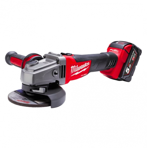 Milwaukee M18 CAG125X-502X M18 FUEL™ 125mm aku uhlová brúska s posuvným spínačom (2x5.0Ah)