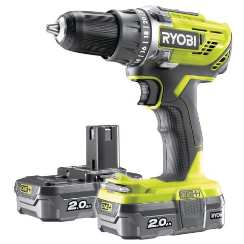 Ryobi R18DD3-220S 18V aku vŕtací skrutkovač (2x2.0Ah)